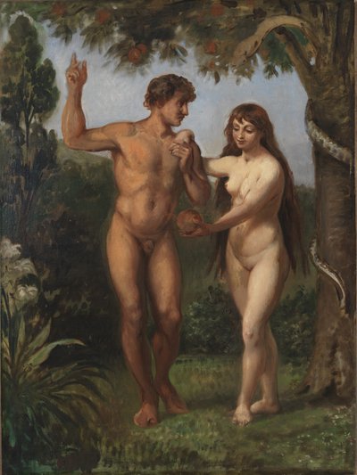 Ève tente Adam - Wilhelm Marstrand