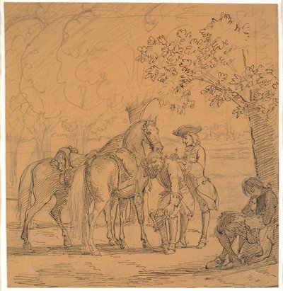 Frédéric V accorde la demande du théologien, (Lettres de C. D. Biehl, éd. 1865) - Wilhelm Marstrand
