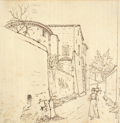 Rue à Rome - Wilhelm Marstrand