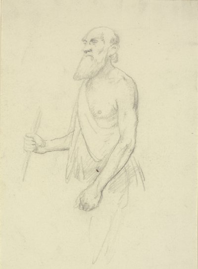 Vieux mendiant - Wilhelm Marstrand