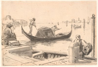 Balade en gondole - Wilhelm Marstrand