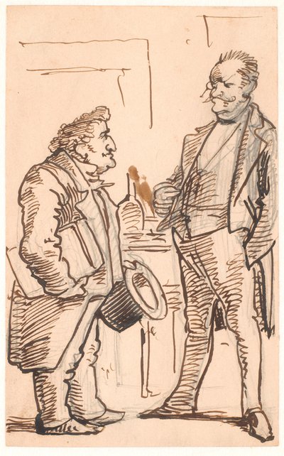 Krog et Simon Levi - Wilhelm Marstrand