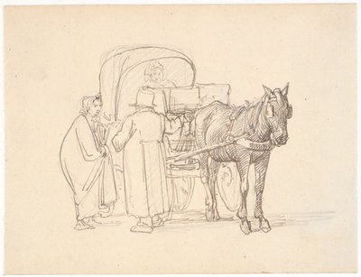 Le cocher reçoit des instructions - Wilhelm Marstrand