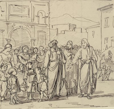 Laissez les petits enfants venir à moi - Wilhelm Marstrand