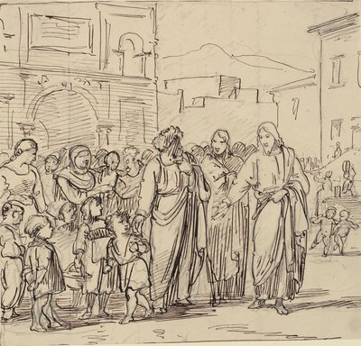 Laissez les petits enfants venir à moi - Wilhelm Marstrand