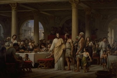 La parabole du grand souper - Wilhelm Marstrand