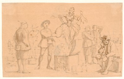 Peder Paars 1. Livre 2. Chant. Vénus sort de la boîte - Wilhelm Marstrand
