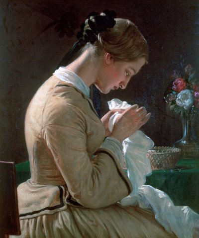 Portrait de Thora Maria Borch, vers 1830-1873 - Wilhelm Marstrand