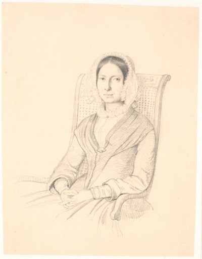 Portrait de Sophie Frederikke Raffenberg, assise dans un fauteuil - Wilhelm Marstrand