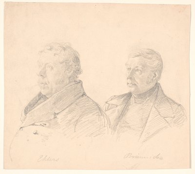 Portraits de deux citoyens de Roskilde "Ehlers" et "Brünniche" - Wilhelm Marstrand