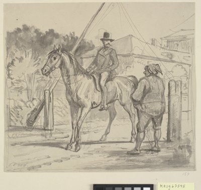 Cavalier et Gardien de Barrière - Wilhelm Marstrand