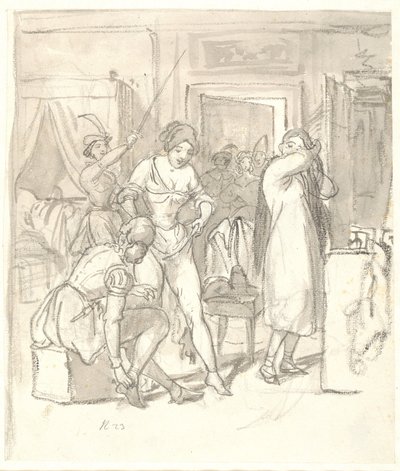 Les sœurs se préparant pour le carnaval - Wilhelm Marstrand