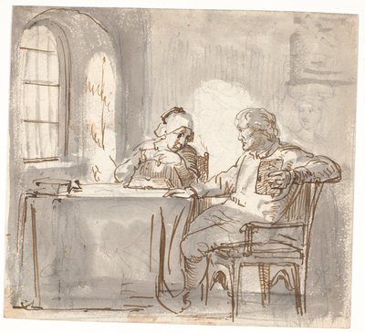 Les parents de Thorvaldsen ont reçu une lettre de leur fils - Wilhelm Marstrand