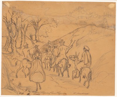 Excursion aux monts Albains - Wilhelm Marstrand