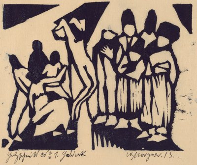Crucifixion I - Wilhelm Morgner