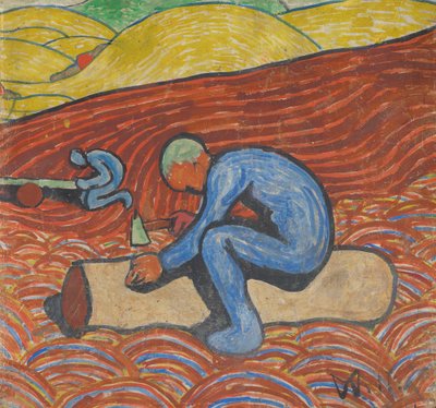 Les travailleurs du bois - Wilhelm Morgner
