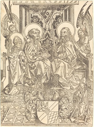 Saints Pierre et Paul sous un dais - Wilhelm Pleydenwurff