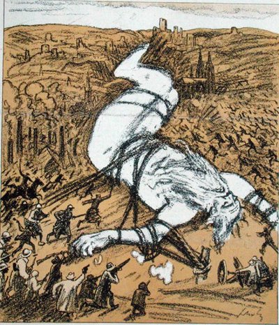 Père Rhin, caricature de l