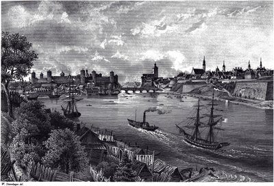 Vue de Narva - Wilhelm Siegfried Stavenhagen