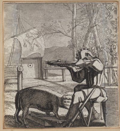 Le fou qui tire sur la cible - Wilhelm Stettler