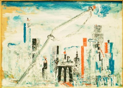 New York, Manhattan avec grue - Wilhelm Thöny