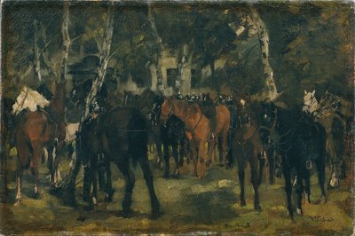 Cuirassiers désarçonnés - Wilhelm Trübner