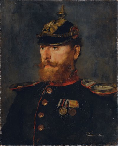 Officier de la milice - Wilhelm Trübner