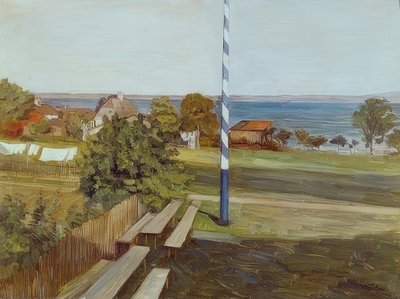 Auberge sur Herrenchiemsee - Wilhelm Trübner