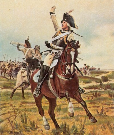 Le général Seydlitz donne le signal de l