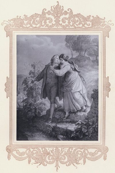 Hermann et Dorothée - Wilhelm von (after) Kaulbach
