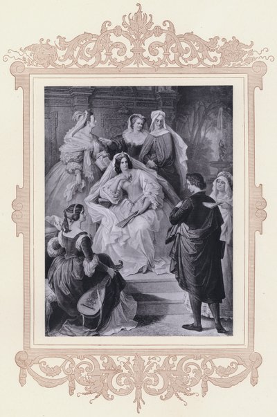 Leonore, Torquato Tasso - Wilhelm von (after) Kaulbach