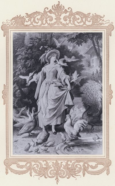 Lili, le parc de Lili - Wilhelm von (after) Kaulbach