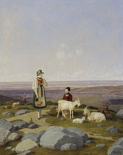 À la Gaisalm - Wilhelm von Kobell