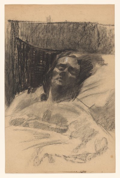 Femme de Wilhelmus Johannes Steenhoff, au lit - Wilhelmus Johannes Steenhoff