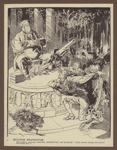 Protecteur de la culture (lithographie) - Will Dyson