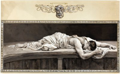 Et dans sa robe de mariage le corps lourd enroulé - Will Hicock Low