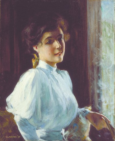 Une jeune femme - Willard Leroy Metcalf
