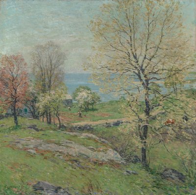 Le chêne bourgeonnant, 1916 - Willard Leroy Metcalf