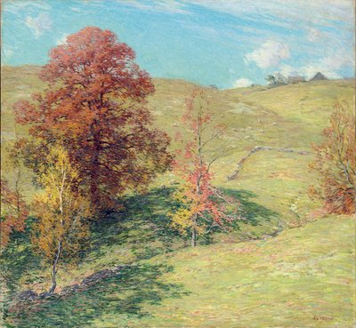 Le Chêne rouge - Willard Leroy Metcalf