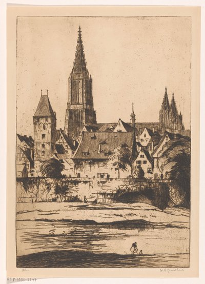 Ulm - Willem Adrianus Grondhout (signed by artist)