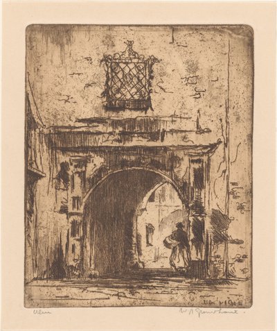 Ulm - Willem Adrianus Grondhout (signed by artist)