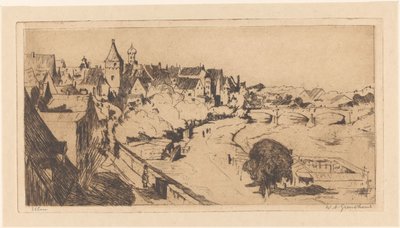 Ulm - Willem Adrianus Grondhout (signed by artist)
