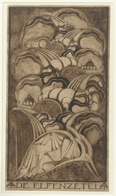 Le Trône des Elfes - Willem Arondéus (signed by artist)