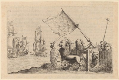 Les Lions Protégeant le Jardin des Provinces-Unies, 1634 - Willem Basse