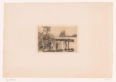 Passerelle au bord de l