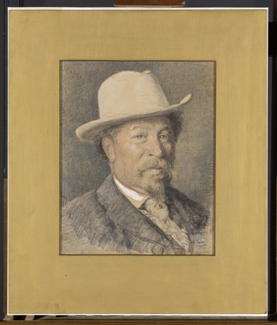 Portrait du peintre Gerardus Johannes Roermeester (1844-1936) - Willem Bastiaan Tholen