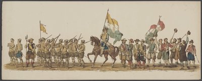 Défilé de Delft de 1862, premier et deuxième groupe (série Quatrième Lustrum de l