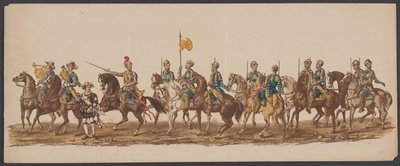 Défilé de Delft de 1862, premier groupe - Willem Bernardus IJzerdraat