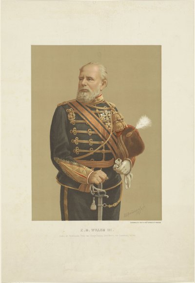 Portrait de Guillaume III, roi des Pays-Bas - Willem Bernardus IJzerdraat
