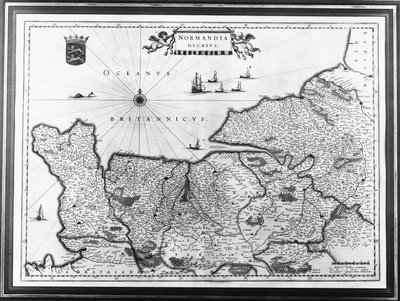 Carte de Normandie d